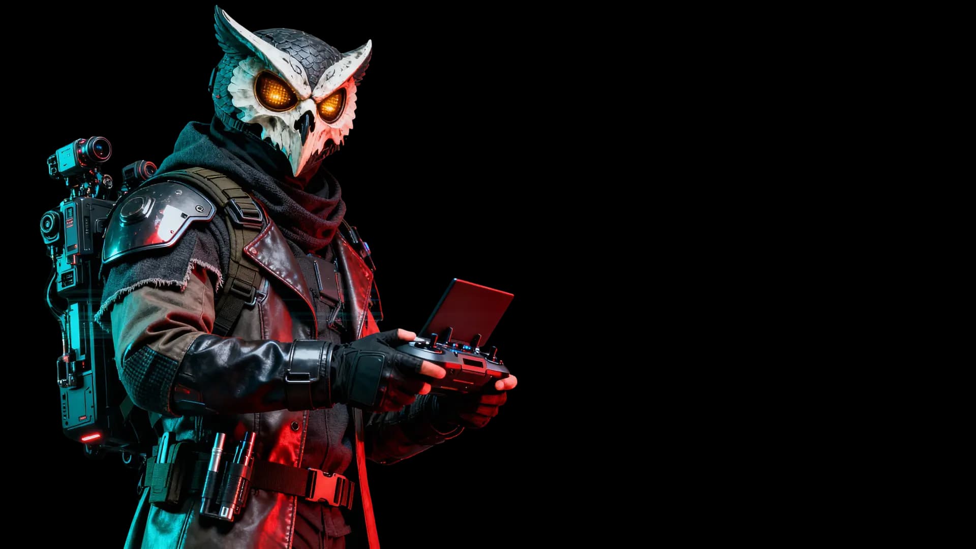 Owl Threat Actor operating a drone